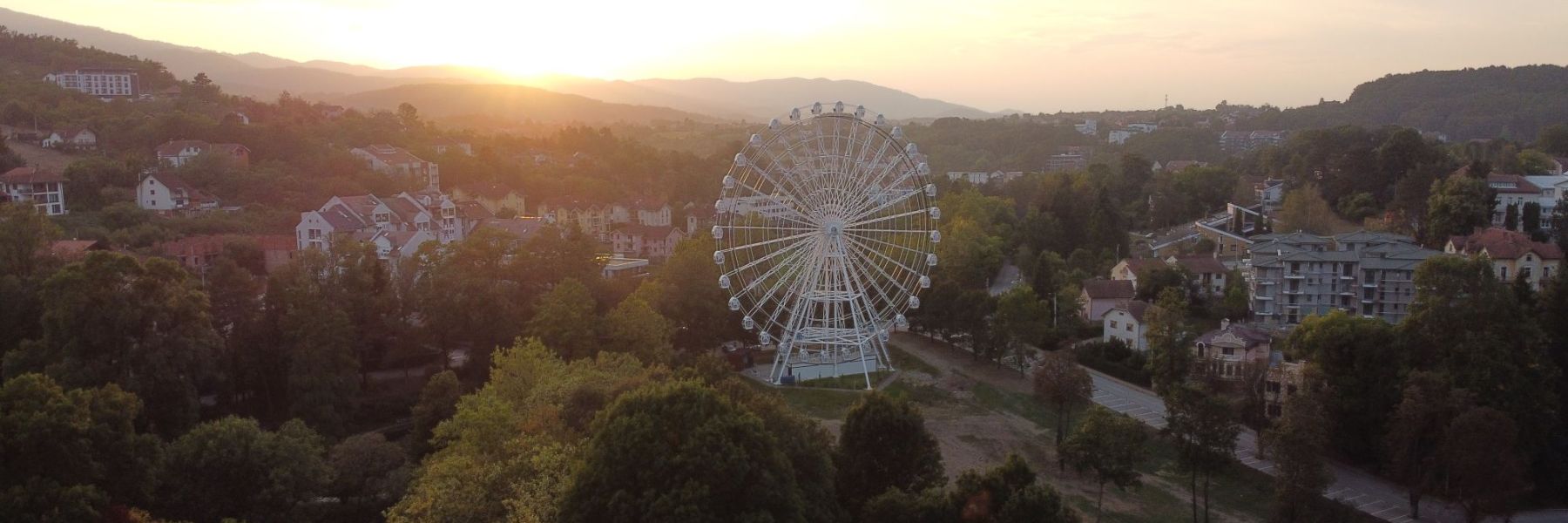 panoramski tocak, vrnjacka banja