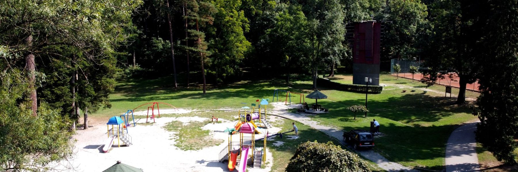 vestacka stena, park, vrnjacka banja