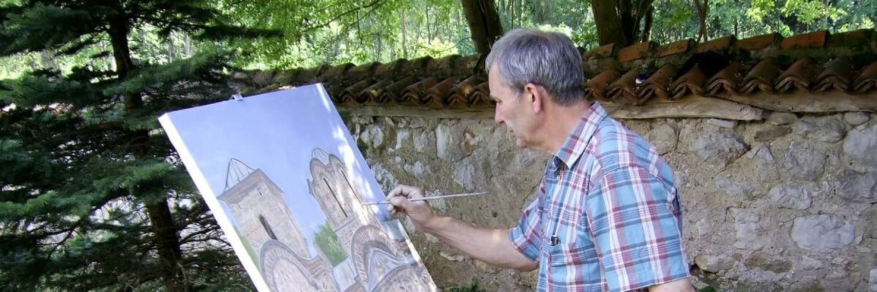 likovna kolonija, poganovski manastir, dimitrovgrad