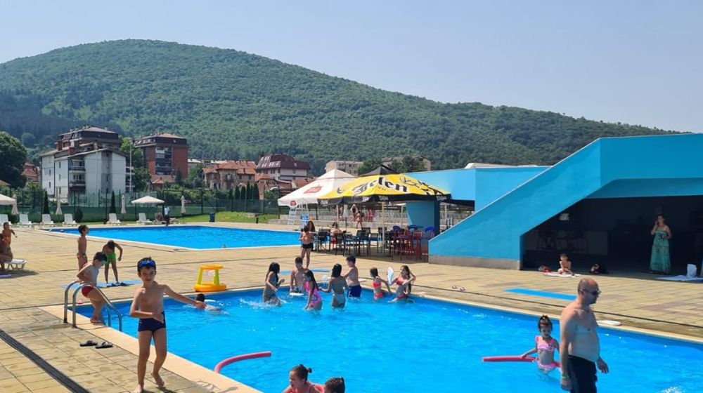bazeni, park, dimitrovgrad