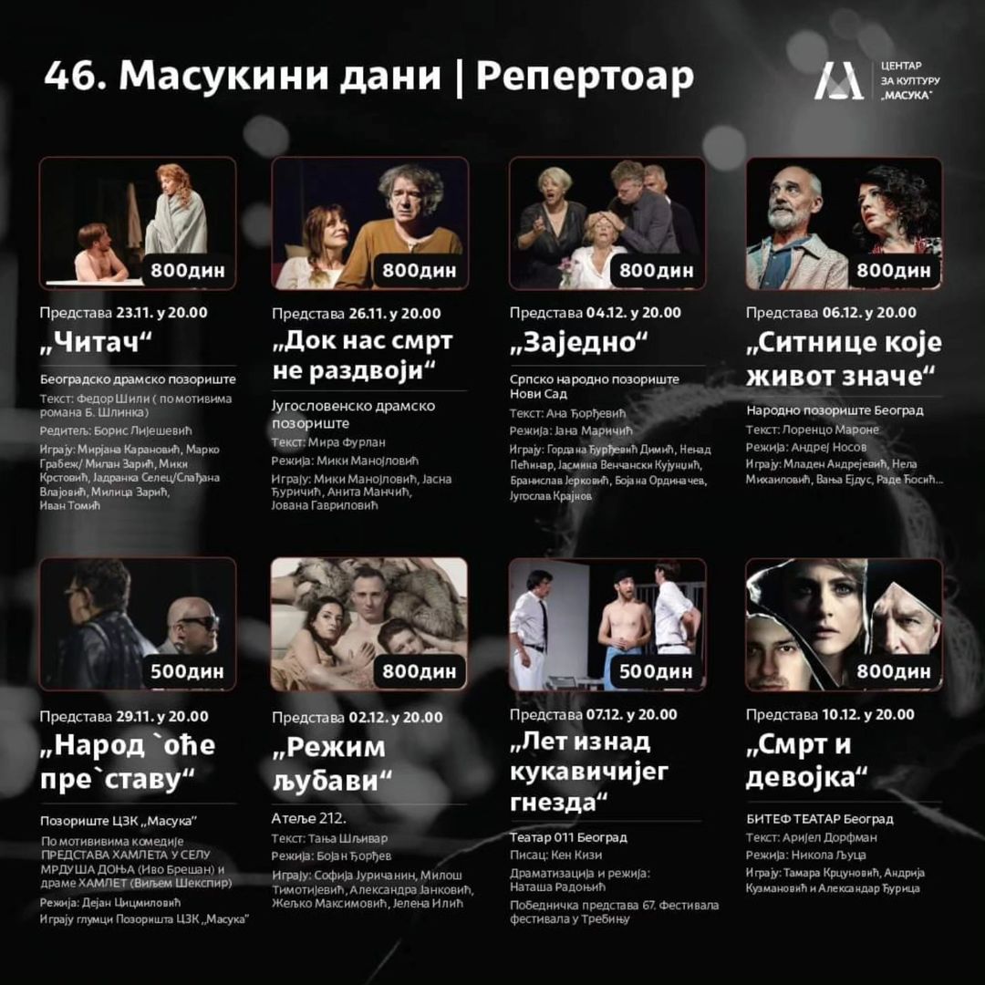 masukini dani, velika plana