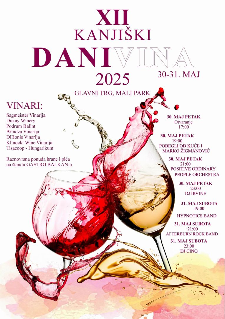 dani vina, kanjiza