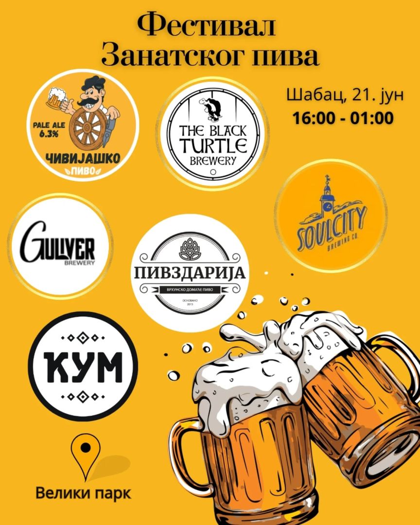 festival zanatskog piva, sabac