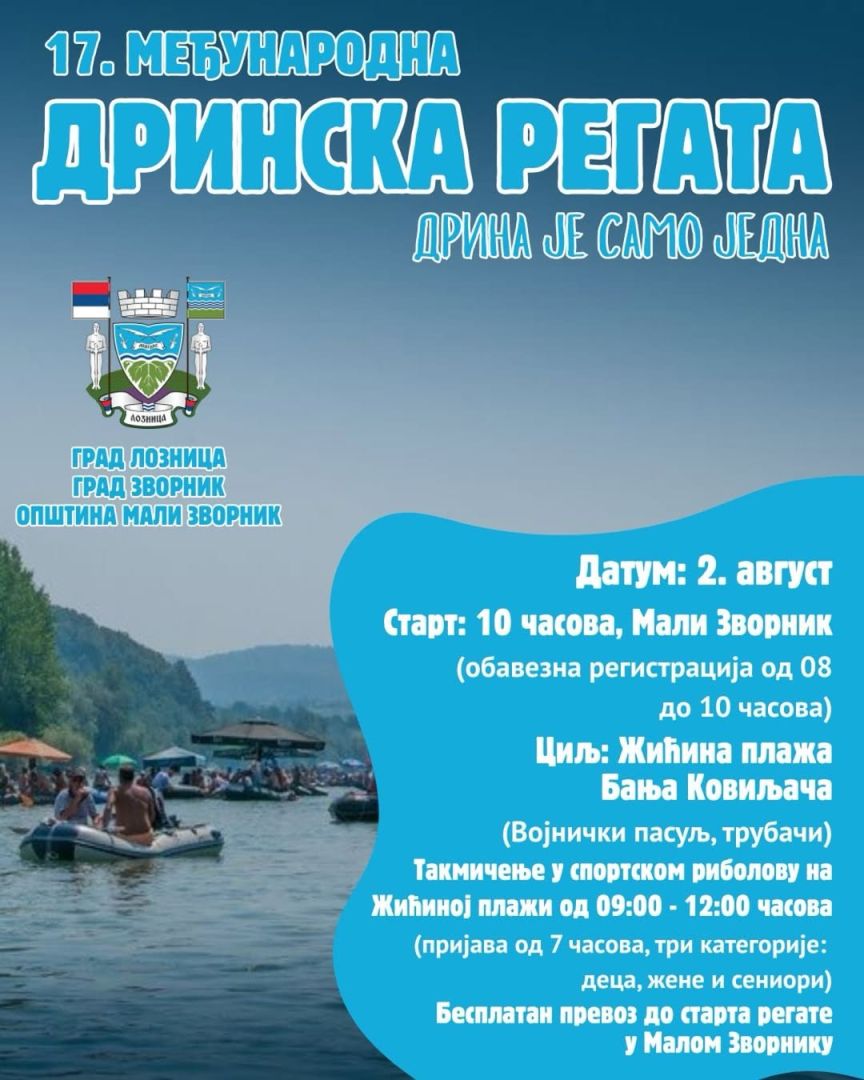 drina je samo jedna, loznica, zvornik, banja koviljaca