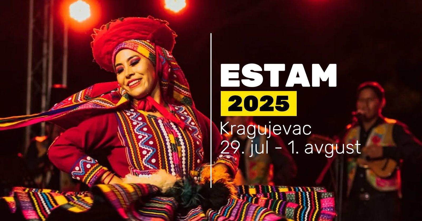 medjunarodni festival folklora, estam, kragujevac