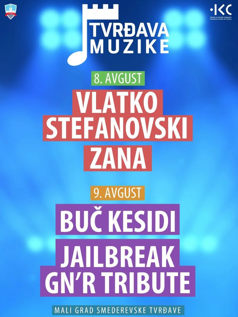 tvrdjava muzike, smederevo