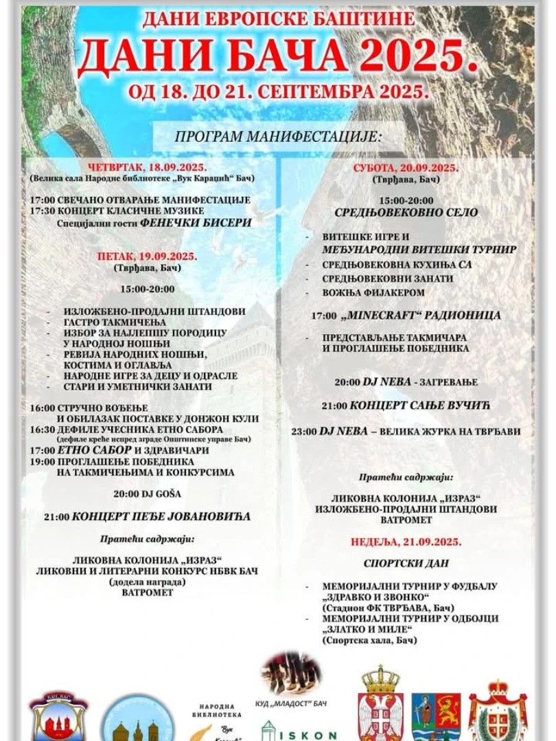 dani evropske bastine, bac